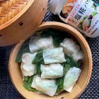 鶏と青梗菜の一口蒸し餃子|栃倉 直人さん