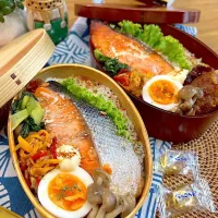 銀鮭弁当🐟| ラゴさん。さん