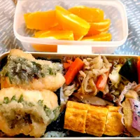 大葉ササミ海苔弁当|まゆみさん