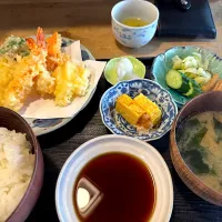 天ぷら定食|流線形さん