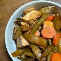 うどと生揚げの煮物