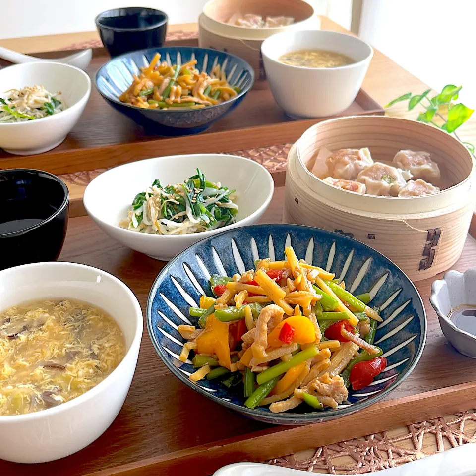 中華のお昼ごはん|@panna_cotta.703さん