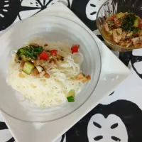 流水素麺でごはん😆✨|ぽんすけさん