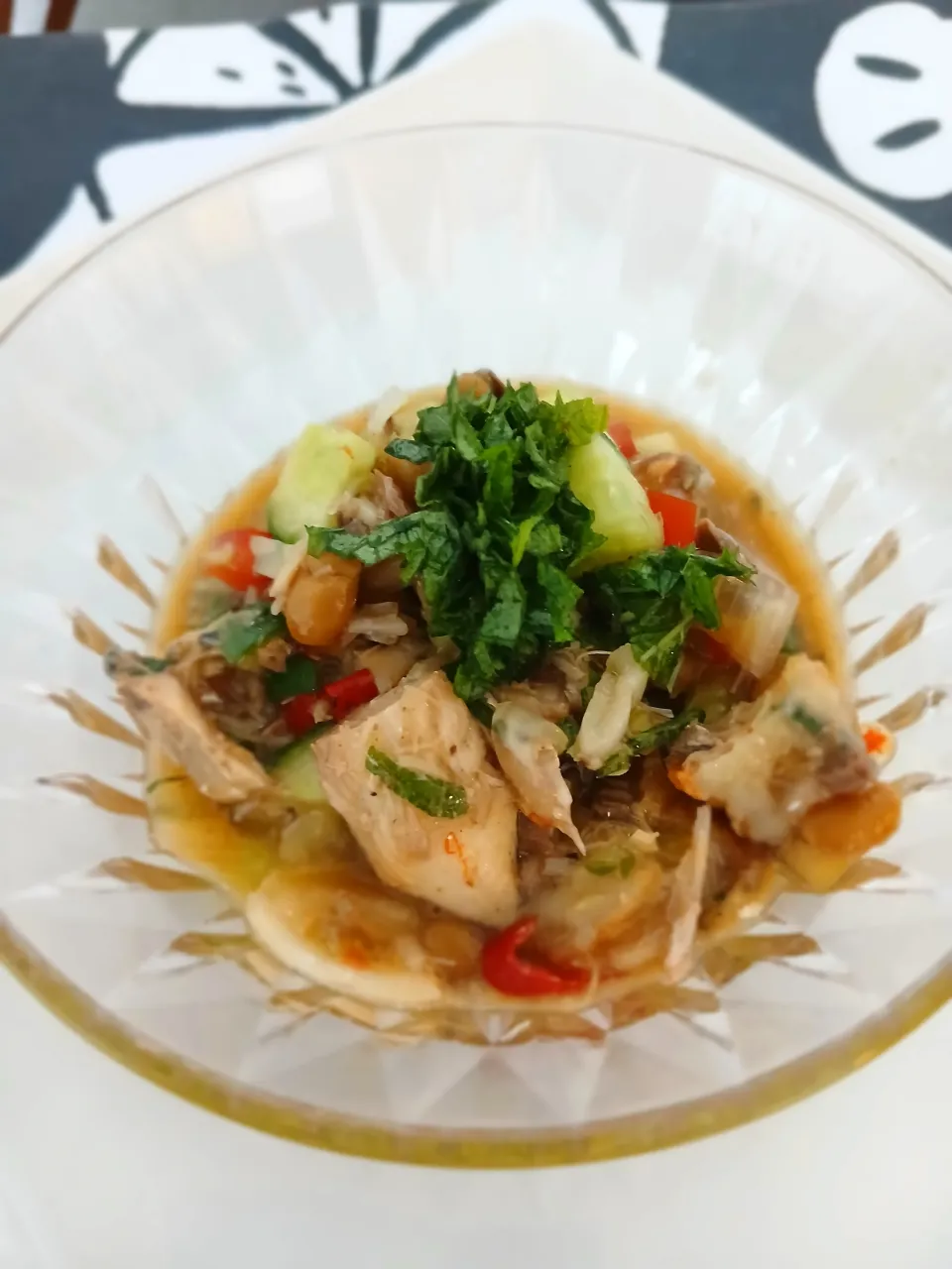 サバ缶と納豆の素麺ダレ|ぽんすけさん