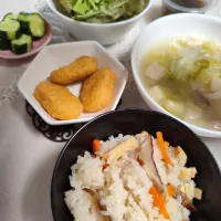 夜ごはん。人参がすごく安かったから人参料理が続くと思います|m.rafuさん