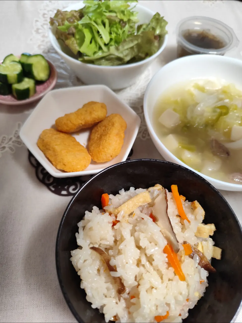 夜ごはん。人参がすごく安かったから人参料理が続くと思います|m.rafuさん
