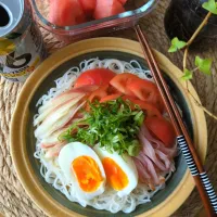 冷やし中華風そうめん
