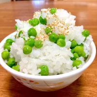 グリンピースご飯🍀