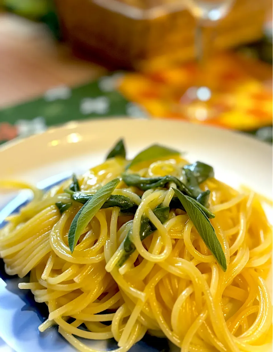 セージバターのパスタ|かおポンさん