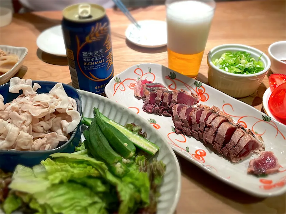 鰹のたたき・冷しゃぶ|くり子さん