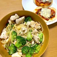 和風パスタとピザ風パン|sinさん