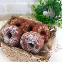 シナモンとココナッツのベーグルドーナツ😆🍩|あみさん