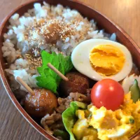 冷凍つくね串弁当|まきごろうさん