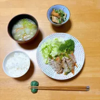 豚バラの野菜巻き