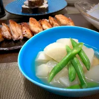 大根煮物＆手羽グリル|あーるさん