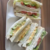 手作りサンドイッチ🥪|モモ&ハーブmama🐰🐹🐢🐠❤️さん
