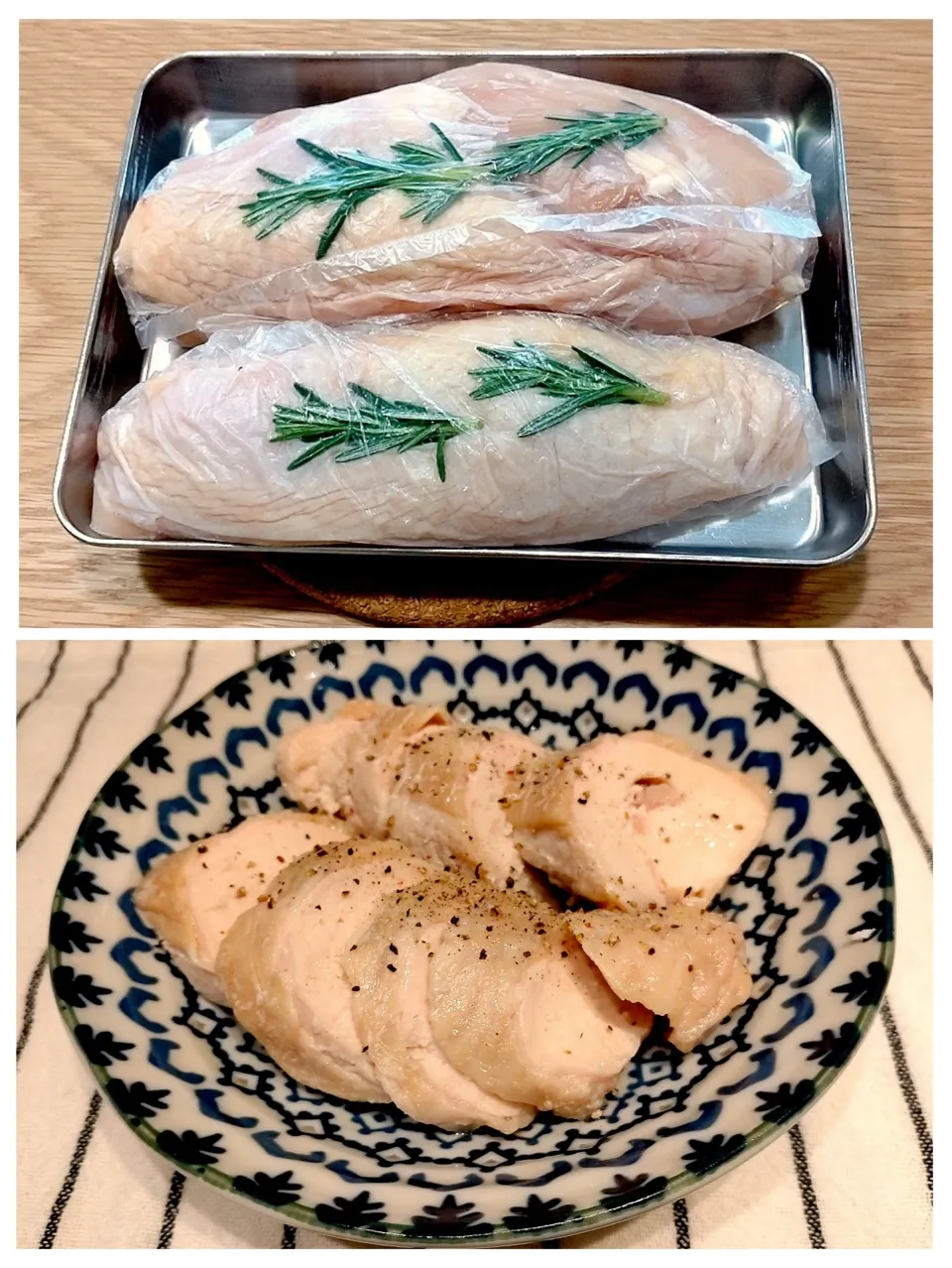 炊飯器保温でサラダチキン|みりさん