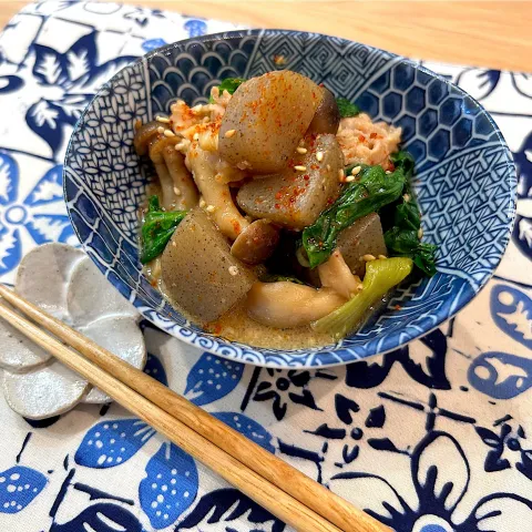 「CRAFT MISO 生糀 650g」を使ってみたSnapdishの料理・レシピ写真:どて煮風副菜