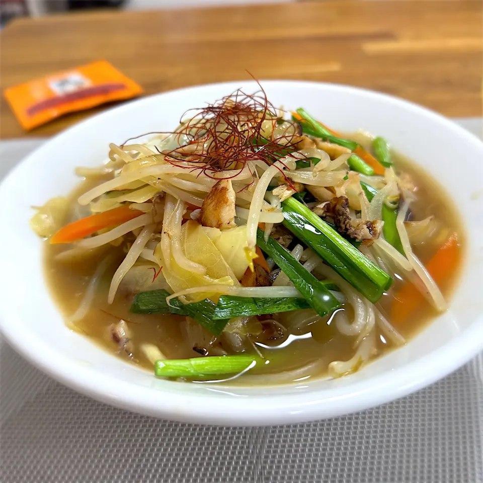 野菜たっぷりあんかけラーメン|morimi32さん
