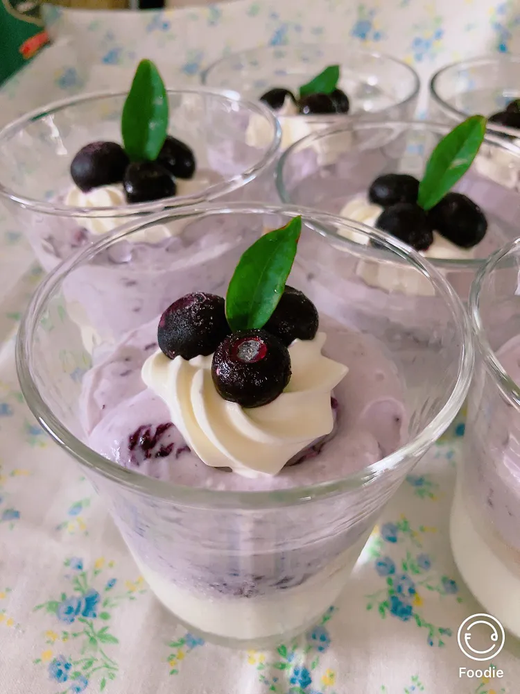 ブルーベリーレアチーズ🫐|やっちゃんさん