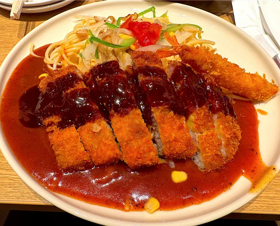 味噌カツあんかけスパ|流線形さん