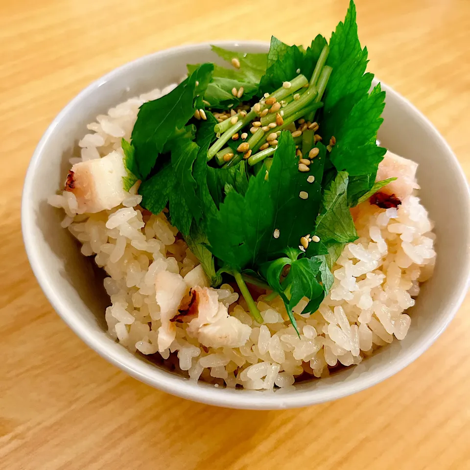 三つ葉たっぷりタコ飯|かわうそcookingさん