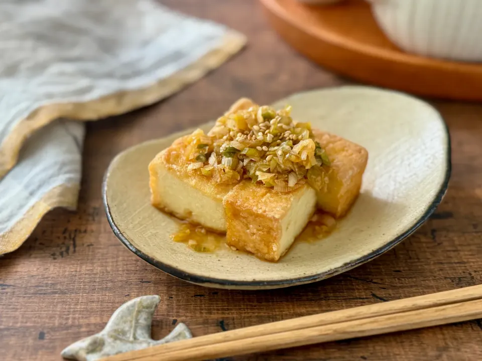 厚揚げの油淋鶏風|ちぐあささん