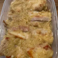 先に焼いた豚バラ肉を味噌漬けに| いちくんさん