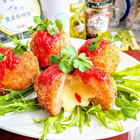 「ＭＣ　アンチョビーソース」を使ってみたSnapdishの料理・レシピ写真:🌏『世界の食卓探検隊』🇮🇹イタリア料理
【🇮🇹アランチーニ】