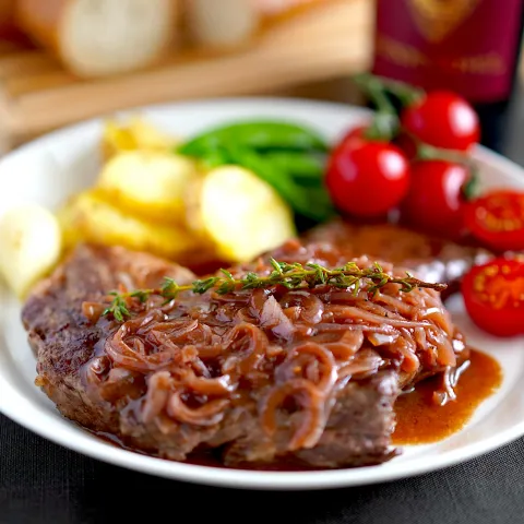「ＭＣ　ブラウングレイビーミックス」を使ってみたSnapdishの料理・レシピ写真:ステーキ🥩
