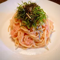 今日の麺好きランチは「明太子スパ」|mottoさん