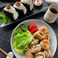 丸ごと椎茸チーズイン肉巻き