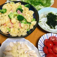 ＊ブロッコリーとベーコンのオレキエッテ♪新玉ねぎとあおさ＊|ultramarineさん