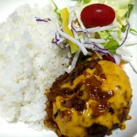 チーズハンバーグディッシュ|しらたまさん