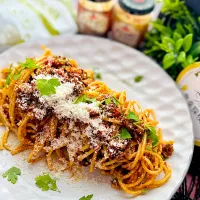 由美さんの料理 『世界の食卓探検隊』ボロネーゼ🇮🇹