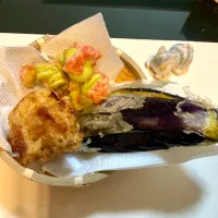 そら豆天、茄子天、鳥天|Takeshi  Nagakiさん