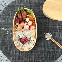 高校生男子お弁当🍱| AKUBI*:ஐ(●˘͈ ᵕ˘͈)さん