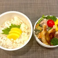 高校生息子のお弁当🍱 餃子焼売弁当🍱|Snow10さん