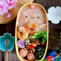 すみっコぐらし弁当|Akiyoෆ¨̮⑅さん