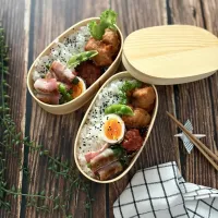 中高校生男子お弁当🍱| AKUBI*:ஐ(●˘͈ ᵕ˘͈)さん