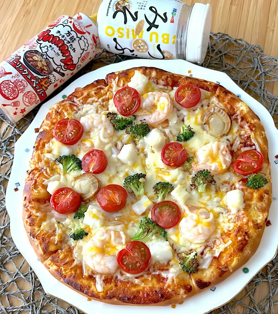 みそパンでピザ🍕|akkiyさん