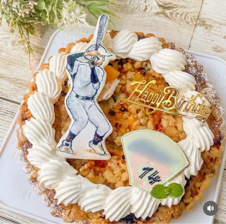 バースデー
焼き込みフルーツタルト ✖︎ 主役さんフォト📸|hari-co ＊ はりこさん