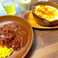 サイゼリヤ再現飯フリウリ風フリコとハヤシ&ターメリックライス