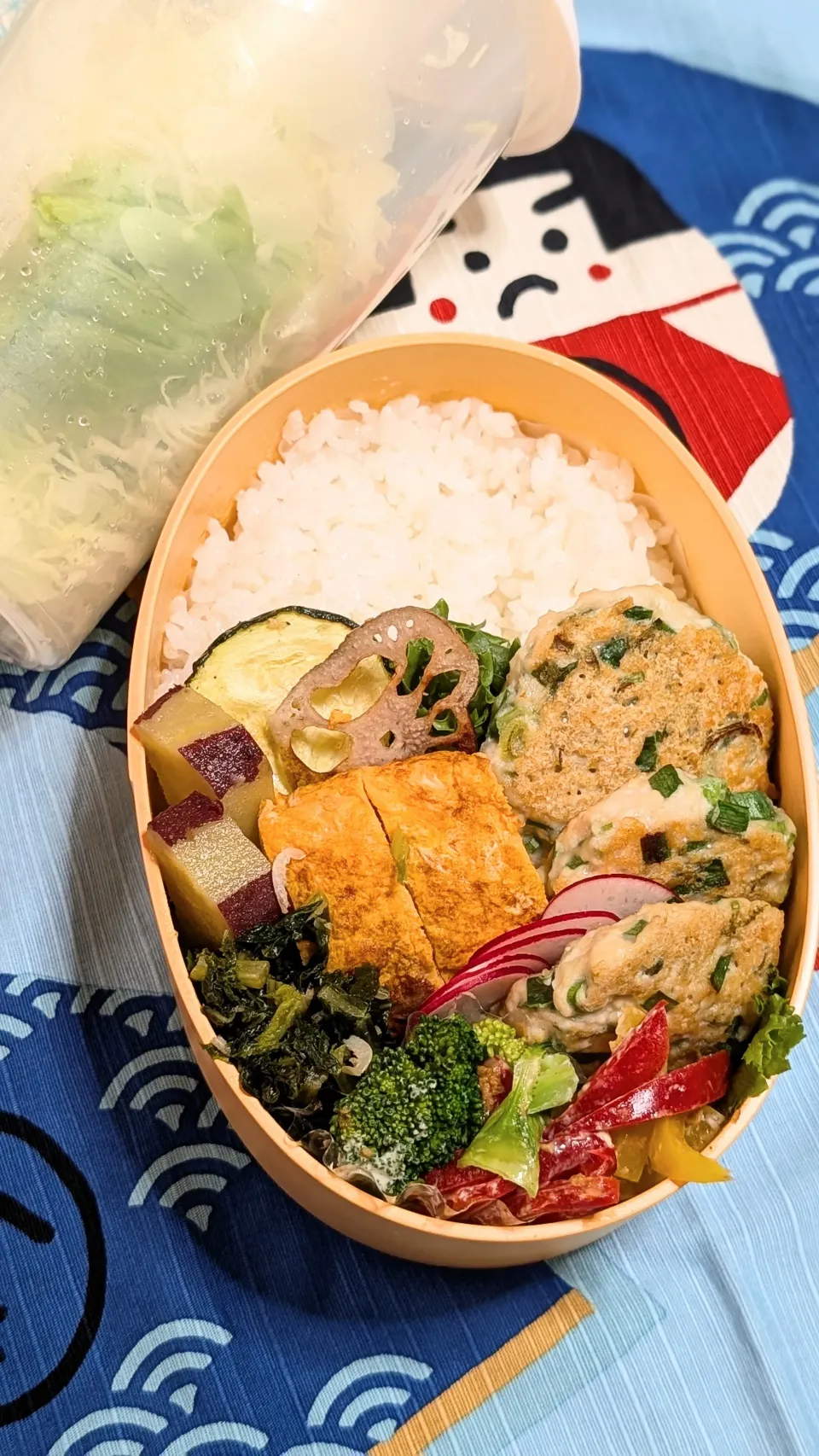 本日のお弁当〜鶏ニラつくね弁当|f.1125beさん