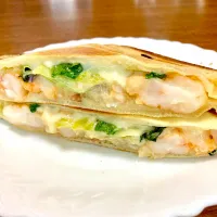 海老マヨのホットサンド🍀