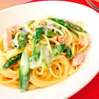 北海道産アスパラパスタ|としさん