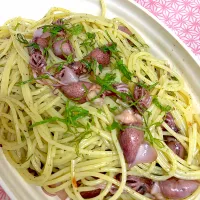 ホタルイカと大葉のペペロンチーノ|juneさん
