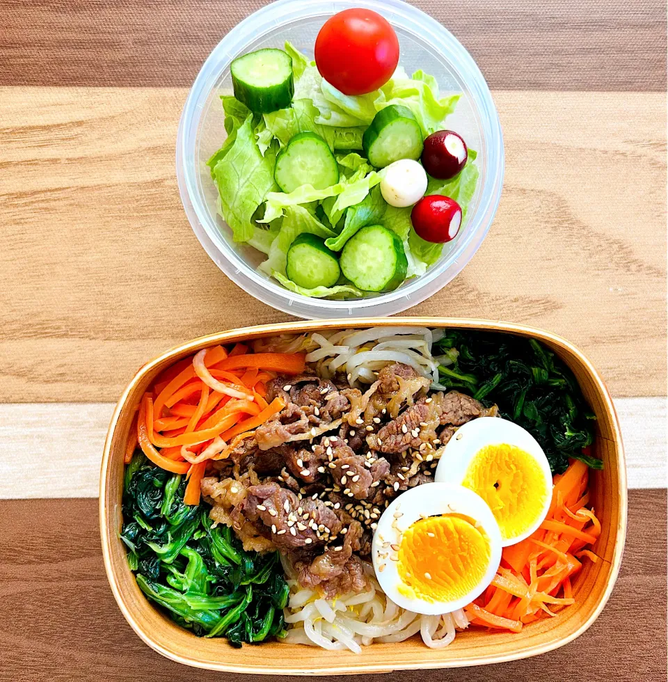 ビビンバ？ビビンパ？弁当☺︎☺︎|きなこもちさん