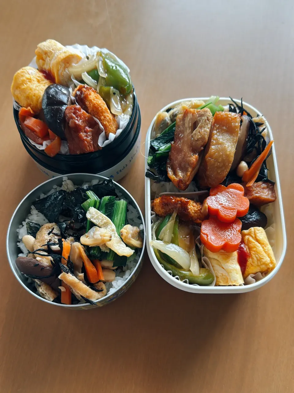 今日の旦那と私のお弁当|sacchan( ﾐΦﻌΦ)ฅさん