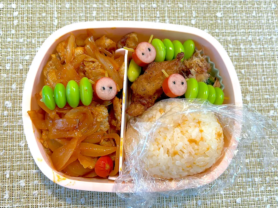 ポークケチャップ弁当|ともえもんさん